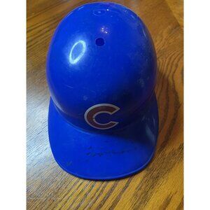 fergie jenkins autograph helmet chicago cubs vintage